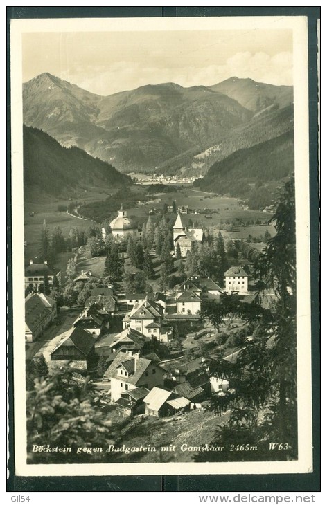 ,Böckstein B. Bad Gastein Totale Geg. Badgastein M. Gamskaar - Bcq83 - Böckstein