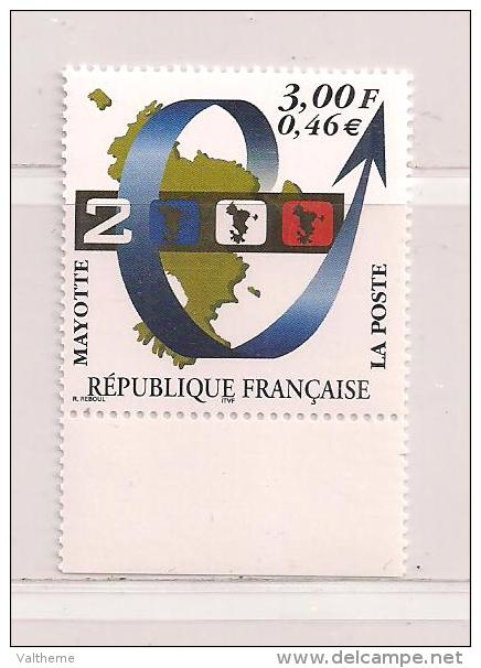 MAYOTTE  ( FRMAY - 3 )  1999  N° YVERT ET TELLIER   N° 80   N** - Unused Stamps