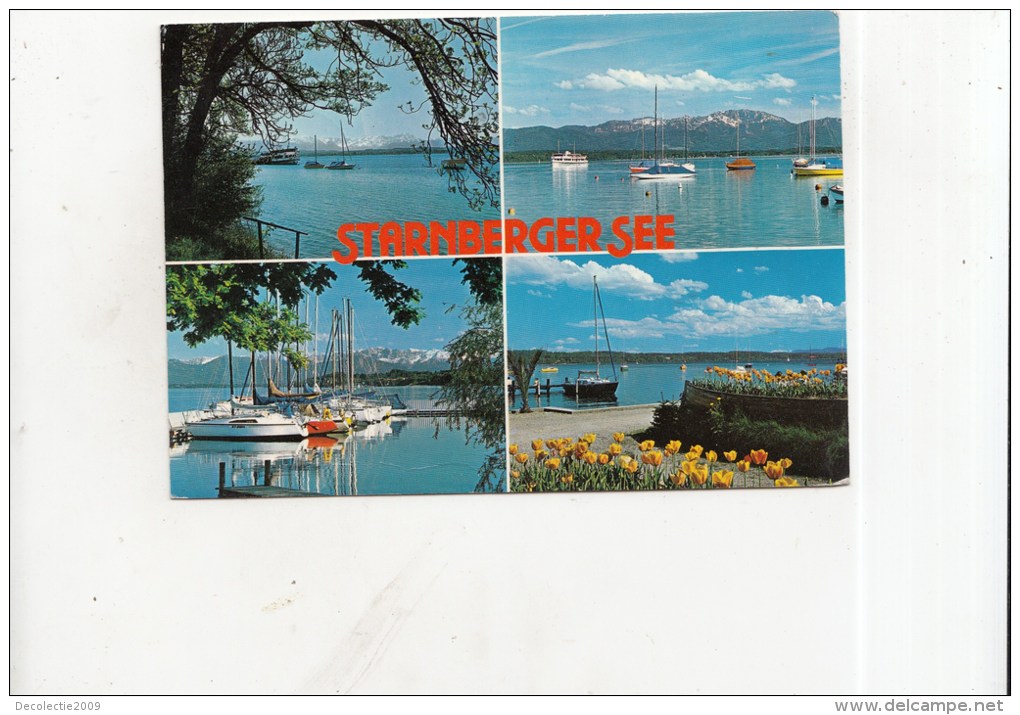 BT14919 Starnberger See Gegen Alpenkette    2 Scans - Starnberg