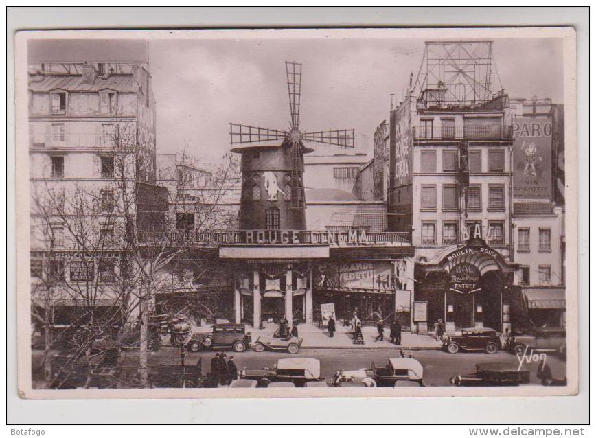 CPA DPT 75 PARIS LE BAL ET LE CINEMA MOULIN ROUGE!! - Arrondissement: 19