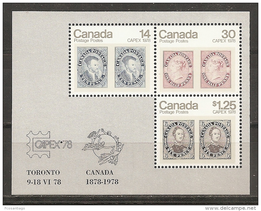 CANADA 1978 - Yvert #H1 - MNH ** - Hojas Bloque