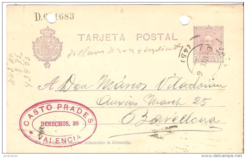 E.P COMERCIAL  VALENCIA - 1850-1931