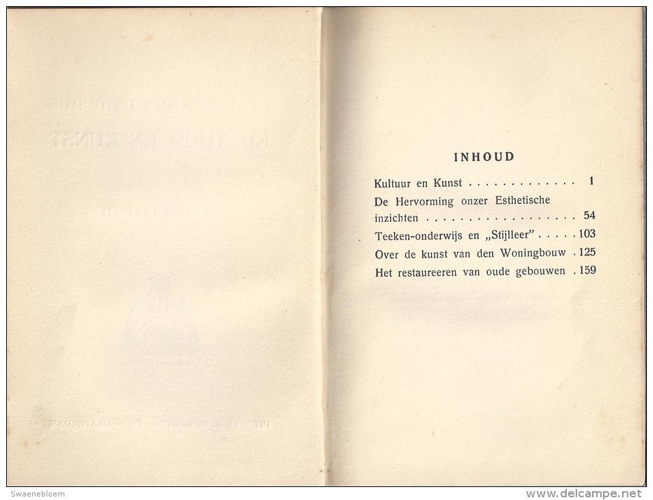 NL.- Boek - Kultuur En Kunst.  Door Dr. Hermann Muthesius. 3 Scans - Antiquariat