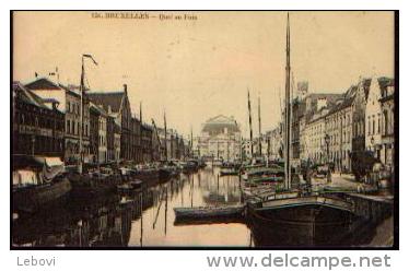 BRUXELLES « Quai Au Foin » - Ed. Gd Bazar Anspach, Bxl  (1912) - Hafenwesen