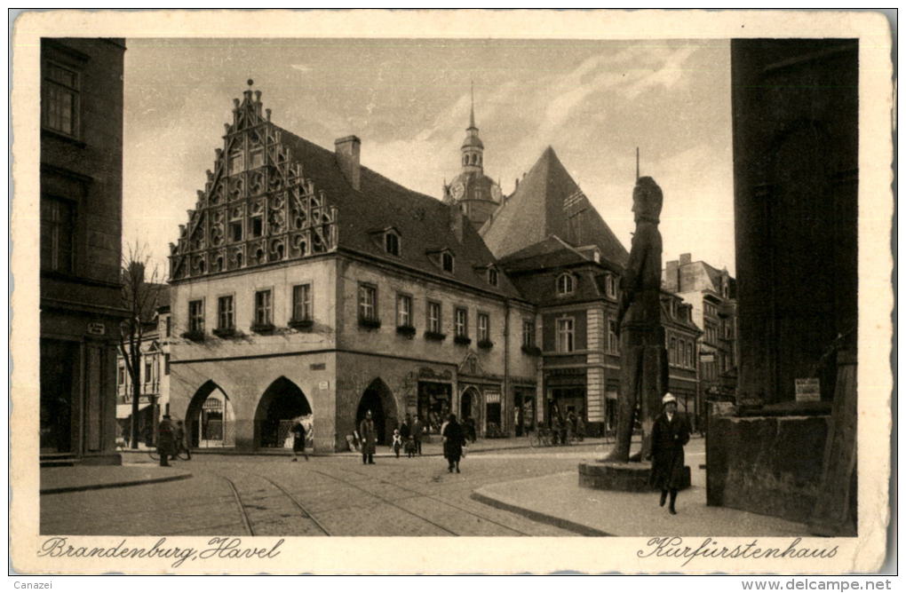 AK Brandenburg, Kurfürstenhaus, Ung (Menschen) - Brandenburg