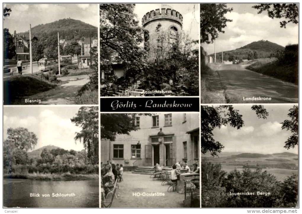 AK Görlitz-Landeskrone, Biesnitz, HO-Gaststätte, Schlaurath, Gel, 1975 - Goerlitz