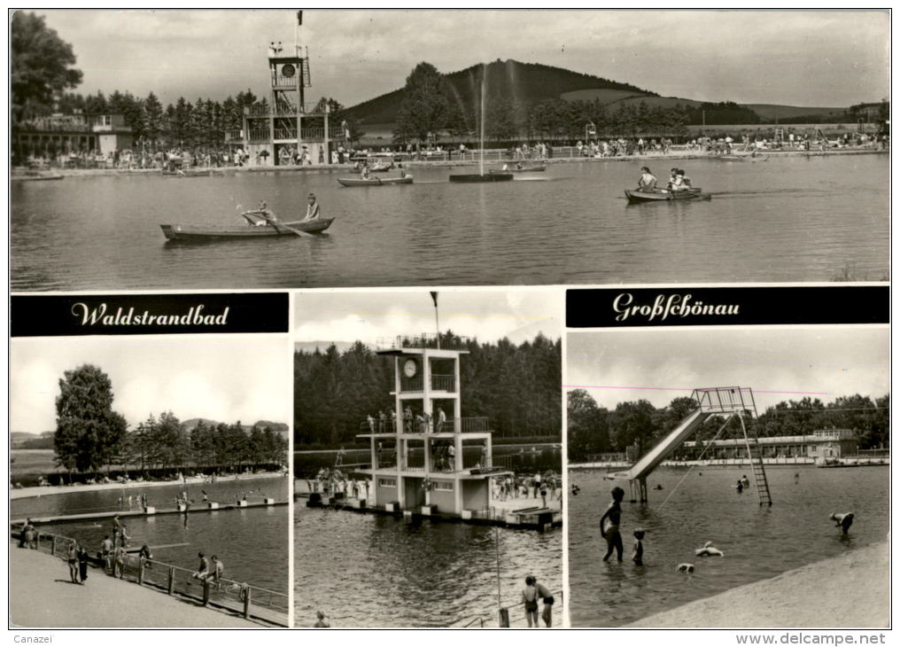 AK Waldstrandbad Großschönau, Gel, 1972 - Grossschönau (Sachsen)