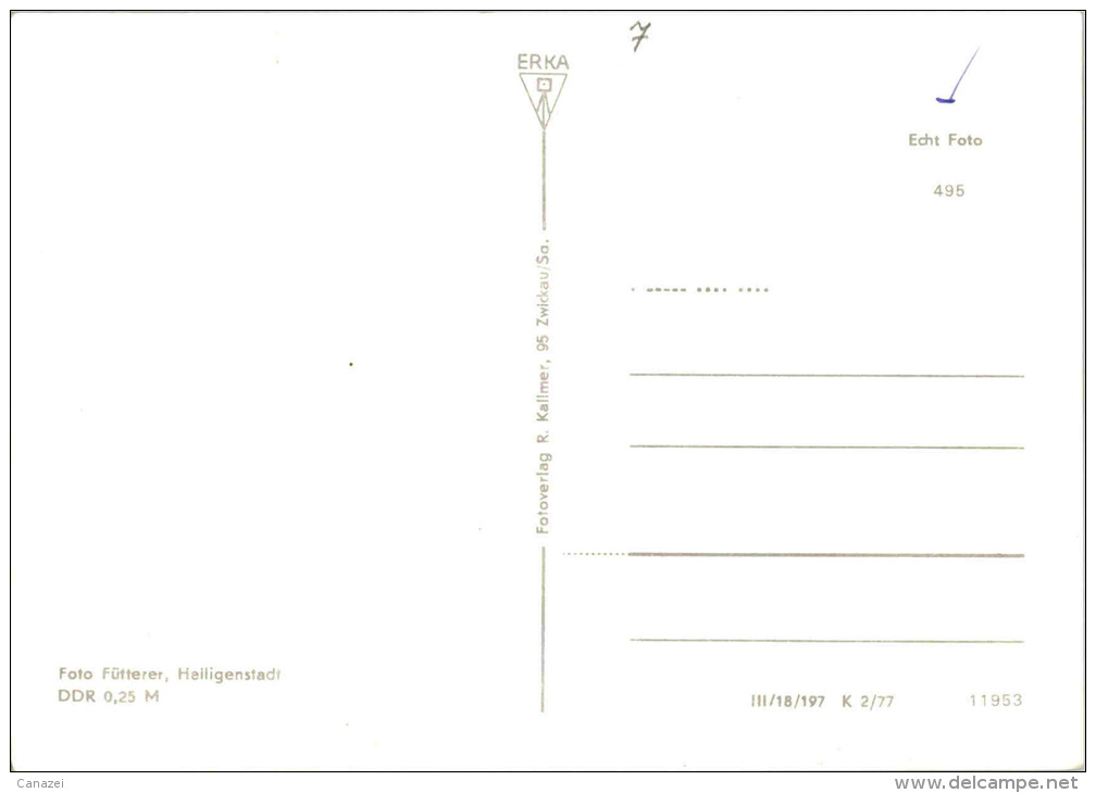 AK Heiligenstadt-Eichsfeld, Karl-Marx-Straße, Kreiskulturhaus, Ung, 1977 - Heiligenstadt