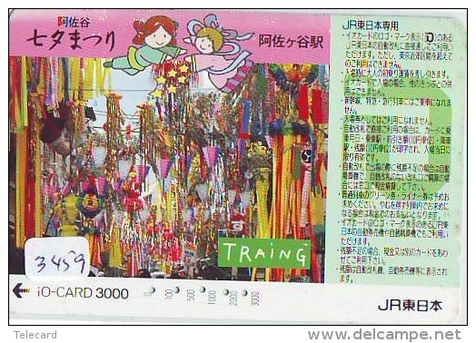 Carte Prépayée  Japon * TRAIN * IO * CARD  (3459) Japan Prepaid Card * ZUG * Karte * TREIN * JR * - Treinen