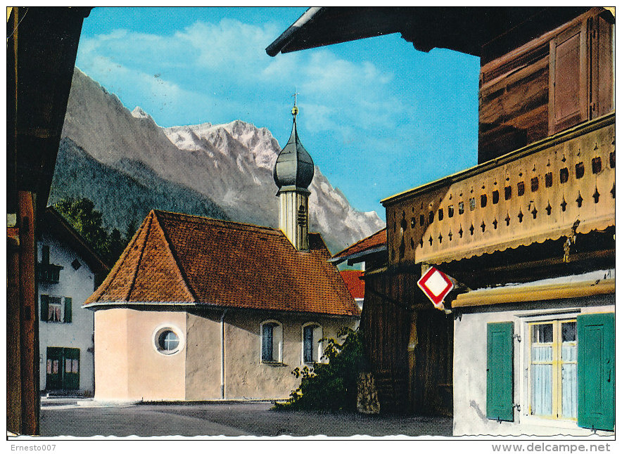 PK-CP Deutschland, Grainau Zugspitzdorf Kapelle, Gebraucht, Siehe Bilder! *) - Zugspitze