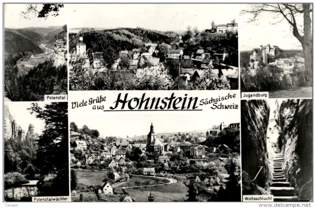 AK Hohnstein, Ung, 1974 - Hohnstein (Sächs. Schweiz)