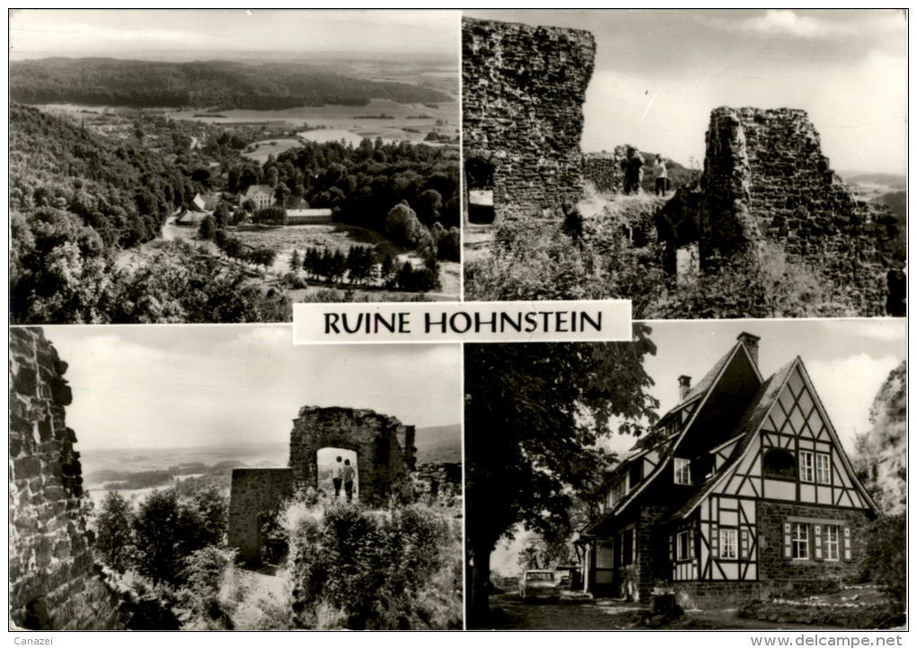 AK Hohnstein, Ruine, Ung, 1978 - Hohnstein (Saechs. Schweiz)