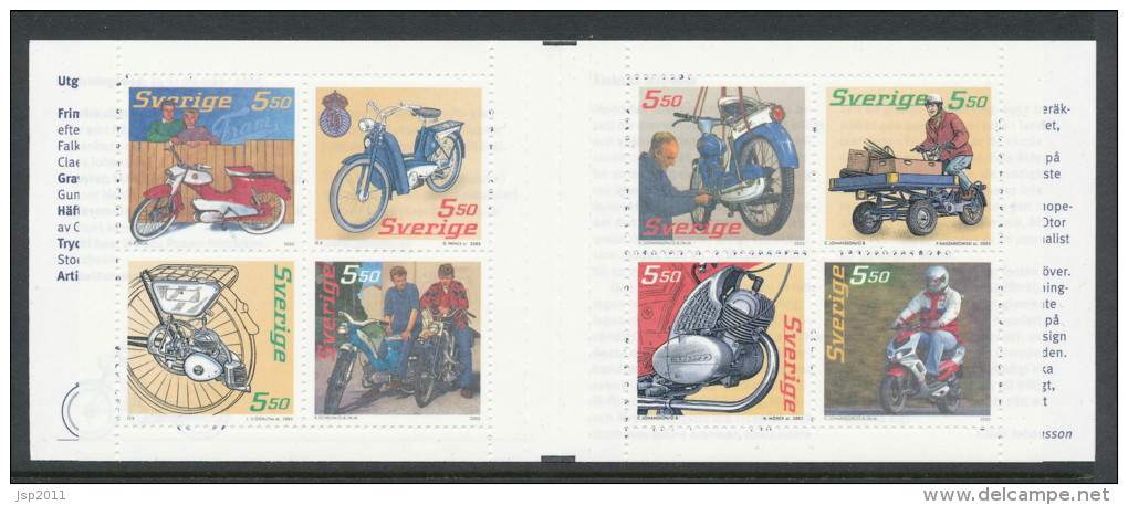 Sweden 2005 Facit #: H562. Loved Motorbikes. MHN (**) - 1981-..