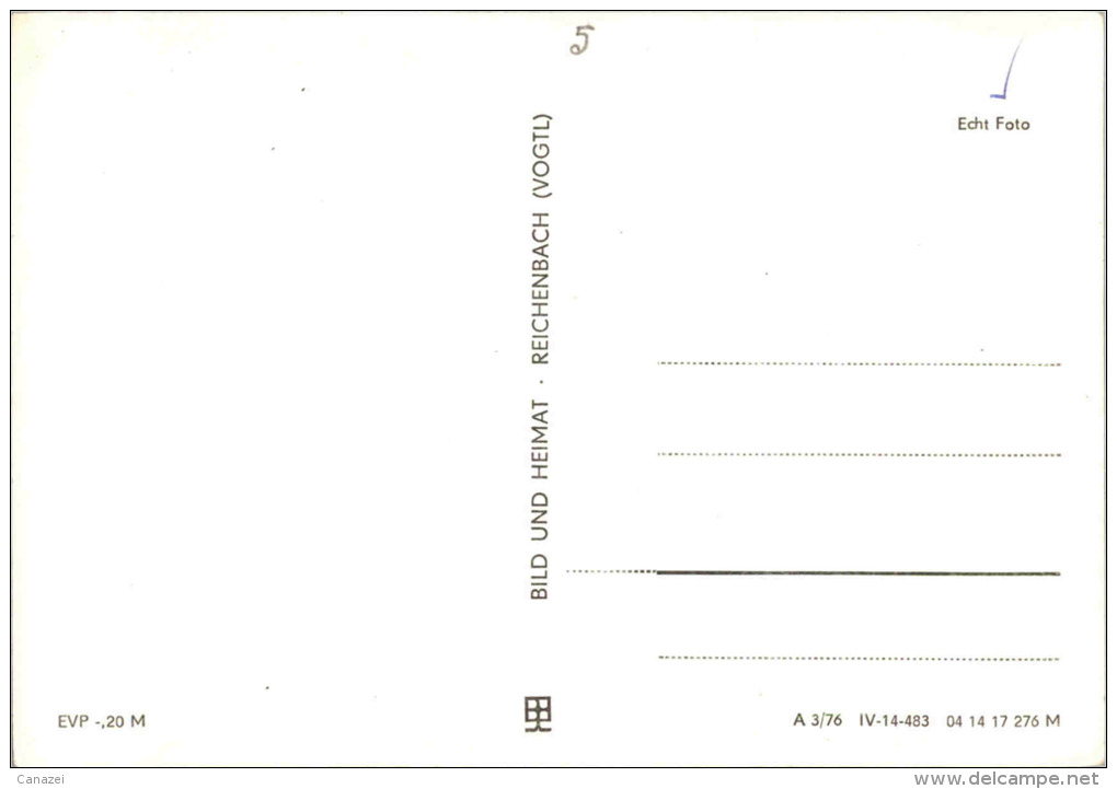 AK Johanngeorgenstadt, Postamt Mit Postsäule, Unterjugel,Jugendherberge,ung,1976 - Johanngeorgenstadt