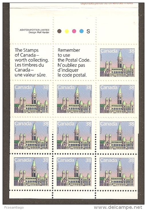 CANADA 1988 - Yvert #C1079A (carnet) - MNH ** - Cuadernillos Completos