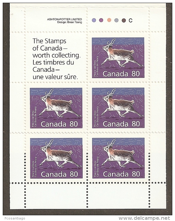 CANADA 1990 - Yvert #C1172A (carnet) - MNH ** - Cuadernillos Completos