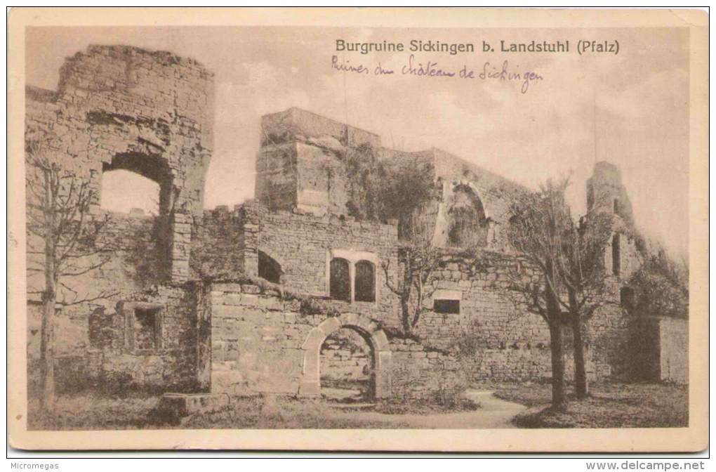 Burgruine Sickingen B. Landstuhl (Pfalz) - Landstuhl