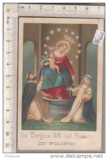 PO9560B# SANTINO MADONNA - VERGINE DEL SS.ROSARIO DI POMPEI - Santini