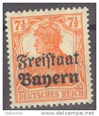 1919 Freimarken DR Wert Zu 7,5Pf Mit Aufdruck Freistaat Bayern Mi 139 Posfrisch/neuf Sans Charniere/MNH - Neufs