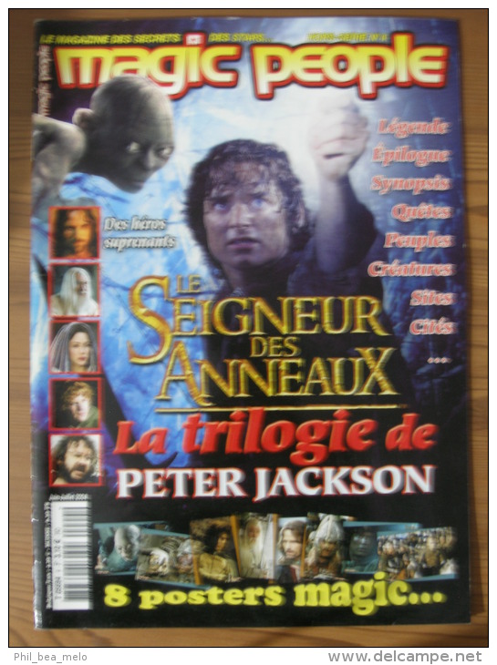 LOTR - MAGAZINE MAGIC PEOPLE HORS-SERIE N° 4 - LE SEIGNEUR DES ANNEAUX - LA TRILOGIE DE PETER JACKSON - JUIN / JUILLET 2 - Magazines