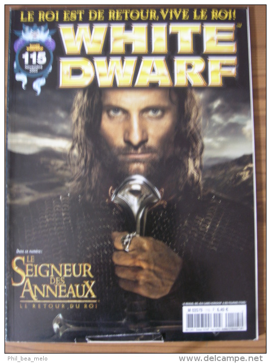 LOTR - MAGAZINE WHITE DWARF N° 115 - LE SEIGNEUR DES ANNEAUX - LE RETOUR DU ROI - NOVEMBRE 2003 - Figurines