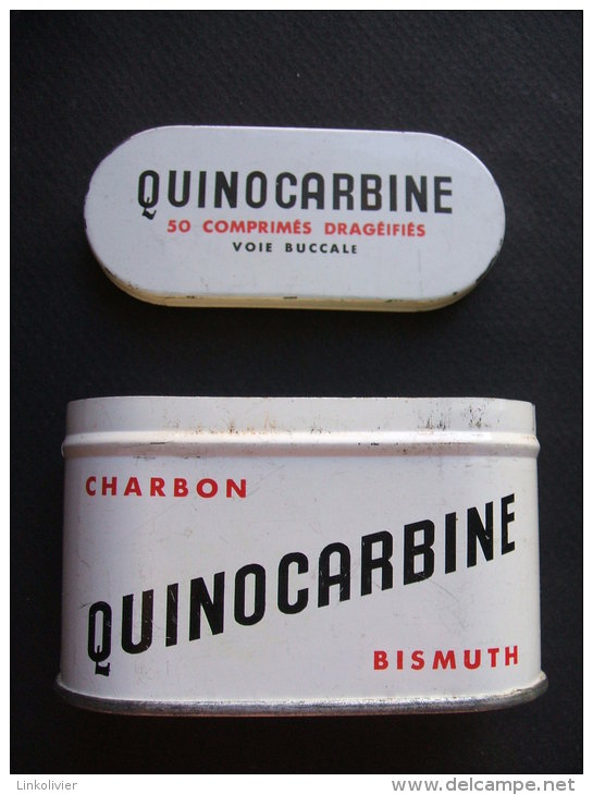 BOITE Vide QUINOCARBINE Charbon Bismuth - Laboratoire Emile Charpentier - Scatole