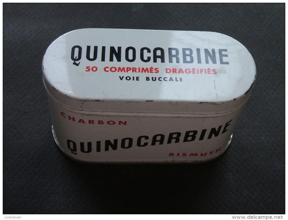 BOITE Vide QUINOCARBINE Charbon Bismuth - Laboratoire Emile Charpentier - Scatole