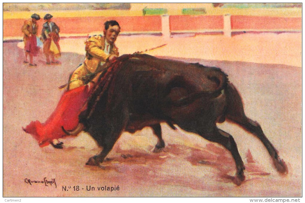 3 CPA : ILLUSTRATEUR RUANO LLOPIS TAUROMACHIE TORERO TOREADOR TAUREAUX - Otros & Sin Clasificación