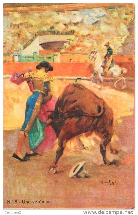 4 CPA : ILLUSTRATEUR RUANO LLOPIS TAUROMACHIE TORERO TOREADOR TAUREAUX - Otros & Sin Clasificación