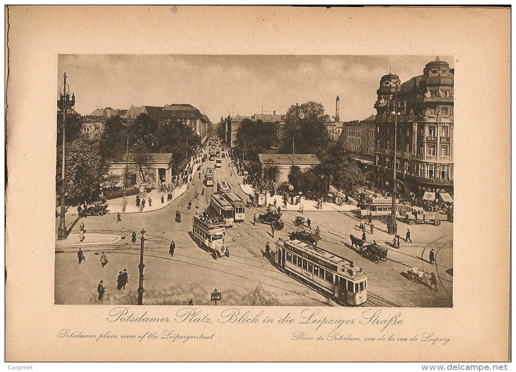 BERLIN - FOTOBUCH  20 ANSÍCHÍEN Der REICHSHAUPTSTADT - 22,5 X 15 - C/1920´s - Photographie