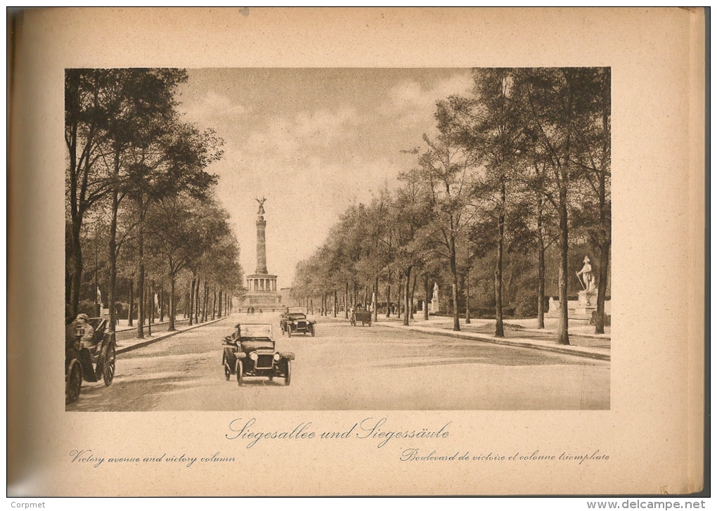 BERLIN - FOTOBUCH  20 ANSÍCHÍEN Der REICHSHAUPTSTADT - 22,5 X 15 - C/1920´s - Fotografía