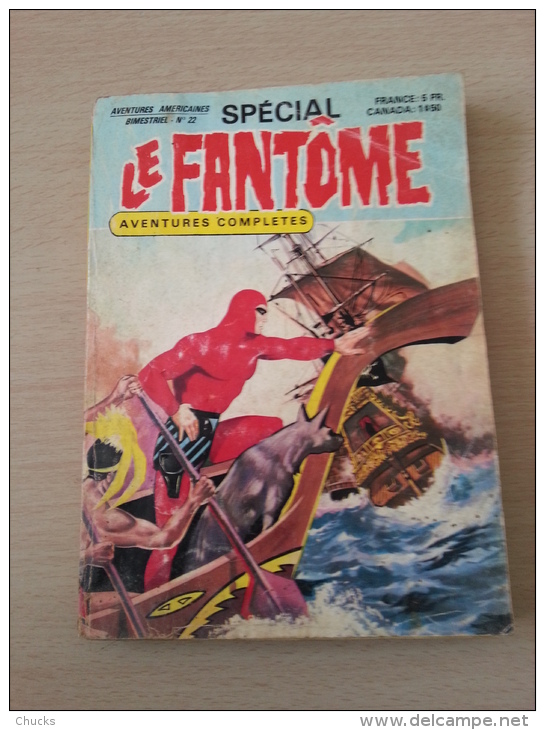 Spécial Le Fantôme Aventures Américaines Bimestriel N°22 Petit Format -  Edition Des Remparts 2° Semestre 1979 - Phantom