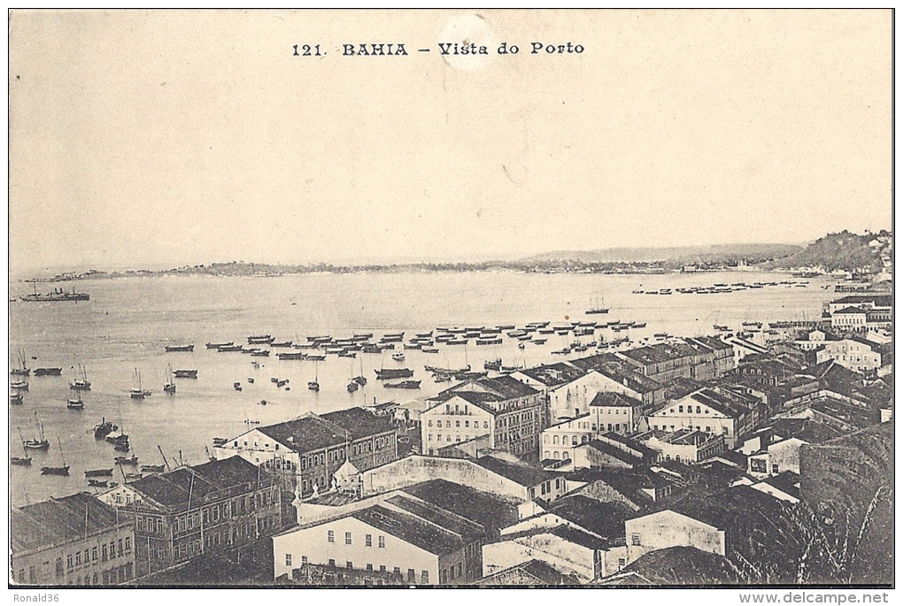 CP Amérique Du Sud BRESIL BAHIA Vista Do Porto ( Bateaux Navires Barques ) Habitations - Other