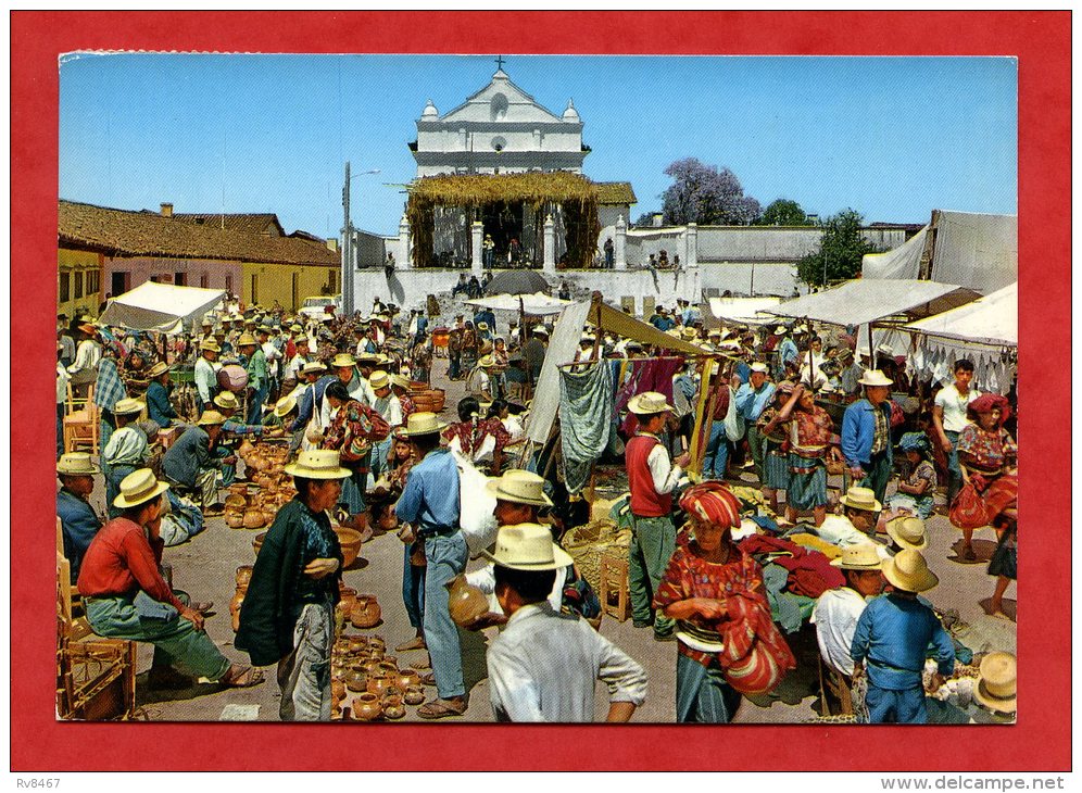 * AMERIQUE-GUATEMALA-Mercado E Indigenas De Chichicastenango-1971 - Guatemala