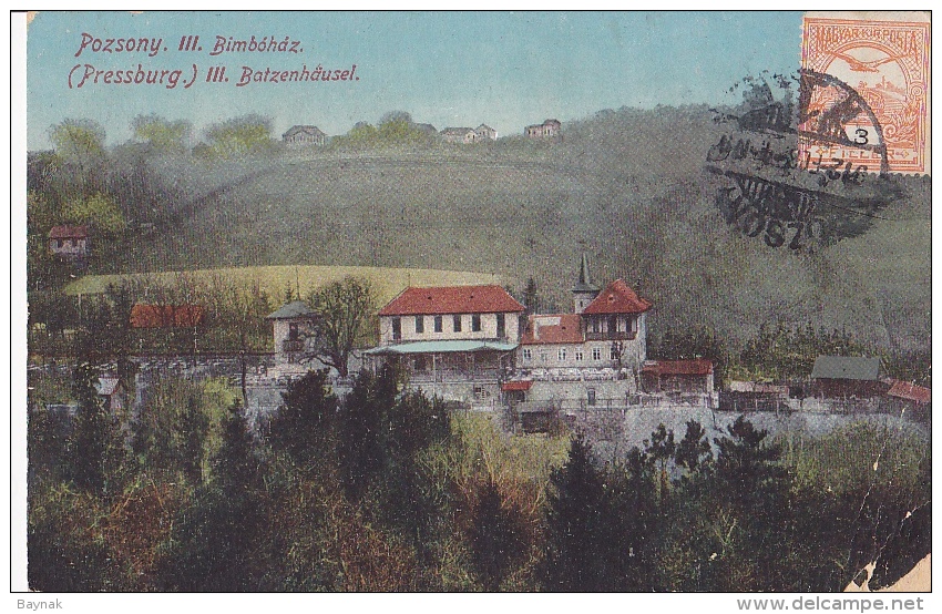 SLK9  --  POZSONY, II. BIMBOHAZ  --  1912 - Slovakia