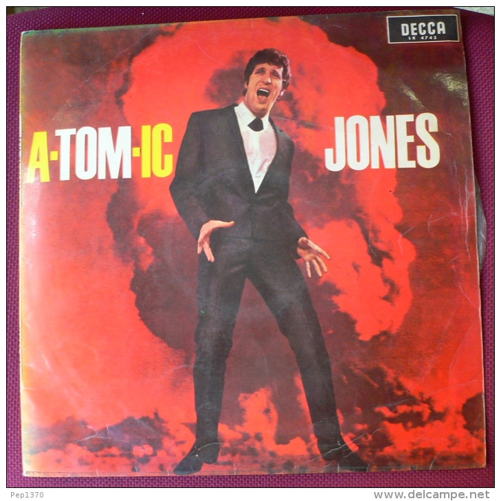 TOM JONES - A-TOM-IC JONES - LP (SEGUNDO LP DE TOM JONES EN SU CARRERA) - Otros - Canción Inglesa
