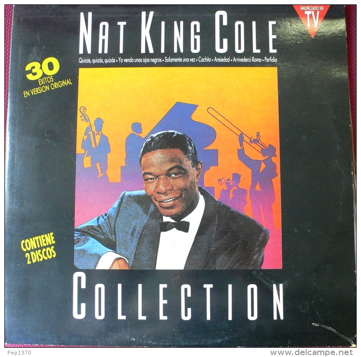 NAT KING COLE  DOBLE (DOUBLE LP) LP  30 CANCIONES - Blues