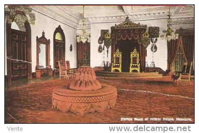 Hawaii Honolulu, Throne Room ... XF839 Unused - Honolulu