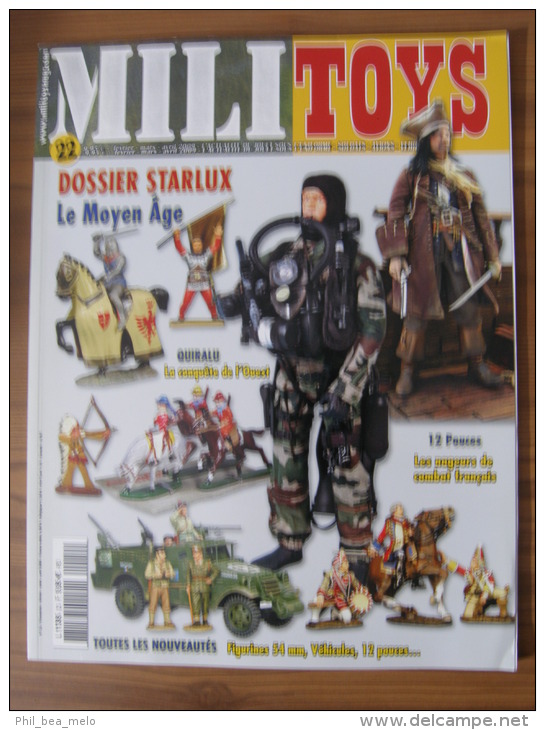 MAQUETTE - MILITOYS N°22 - DOSSIER STARLUX / QUIRALU CONQUETE DE L'OUEST / 12 POUCES NAGEURS DE COMBAT - 84 PAGES - France