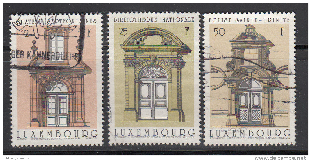 Luxembourg  Scott No.  792-94  Used Year 1988 - Gebruikt