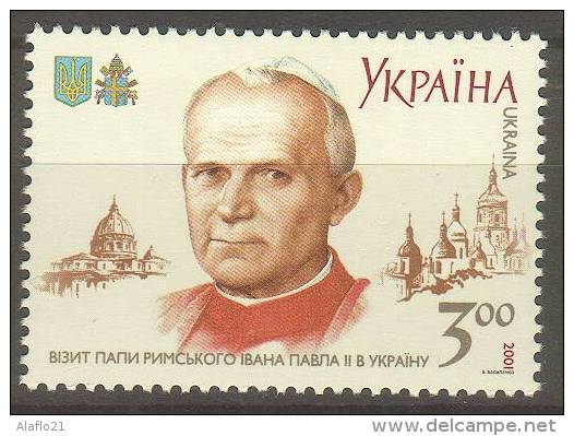 [21] - UKRAINE - N° YVert 435 -  NEUF SANS CHARNIERE - LUXE - Jean-Paul II - Ukraine