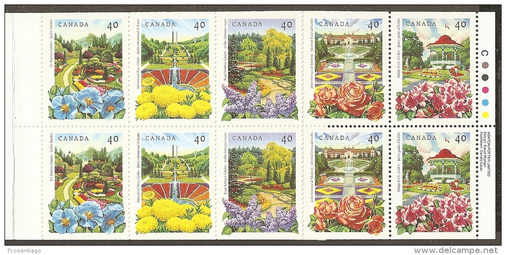 CANADA 1991 - Yvert #C1185 (carnet) - MNH ** - Cuadernillos Completos