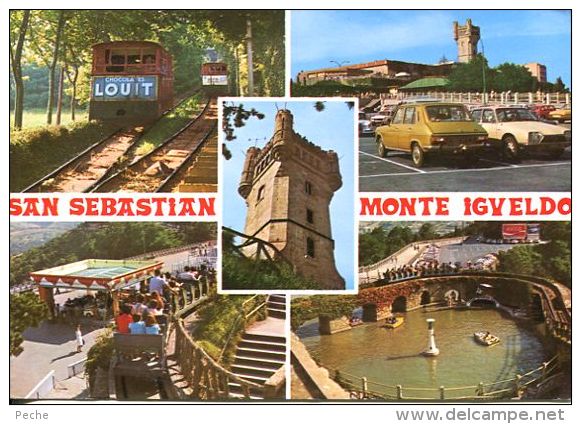 N°31246 GF-cpsm San Sebastian -voitures : Simca 1100, Citroen Gs - Voitures De Tourisme