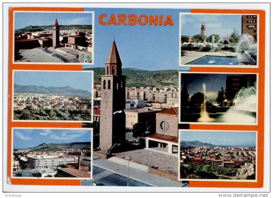 CARBONIA, VEDUTINE, VG 1969, FINESTRELLE   **** - Carbonia