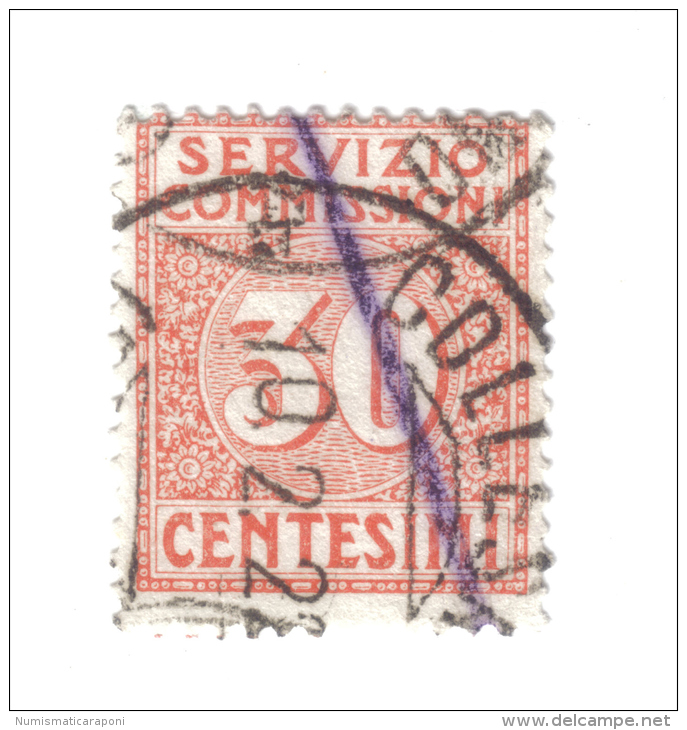 Servizio Commissioni 1913 Vitt. Em. III° 30 Cent  Usato   COD FRA.159 - Postage Due