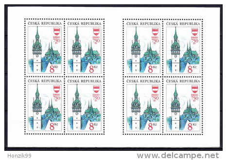 ** Tchéque République 1993 Mi Klb.  9, (MNH) - Blocks & Kleinbögen