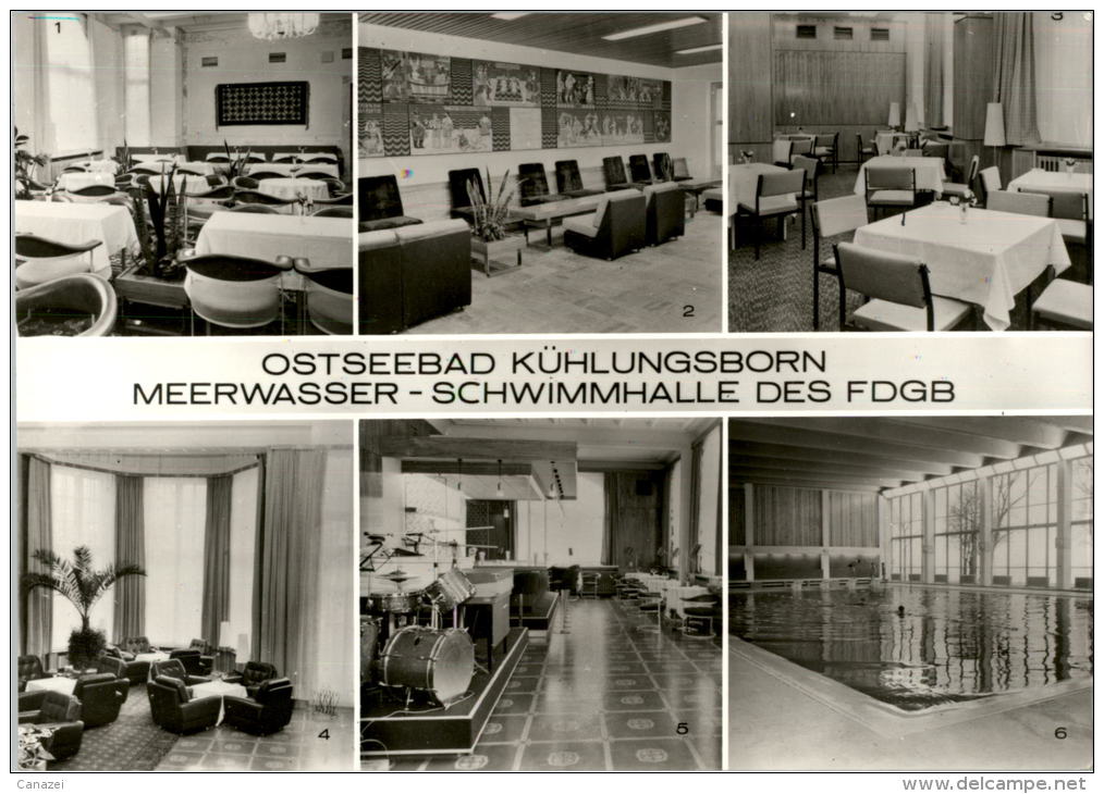 AK Kühlungsborn, Meerwasserschwimmhalle Des FDGB, Ung, 1979 - Kuehlungsborn