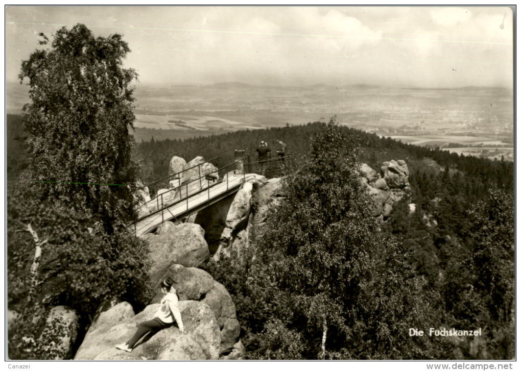 AK Lückendorf, Fuchskanzel, Ung, 1971 - Oybin