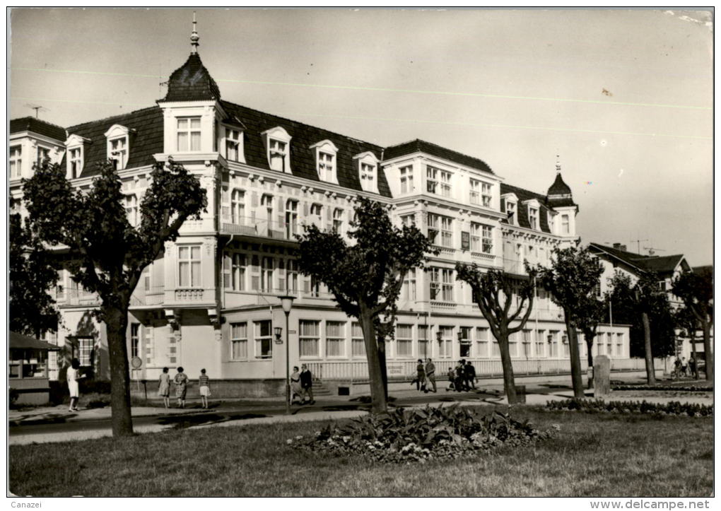 AK Ahlbeck, FDGB-Heim Bernhard Göring, Gel, 1976 - Usedom