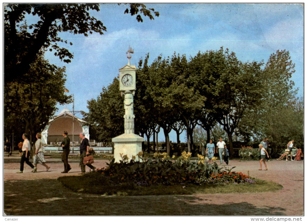 AK Ahlbeck, Kurpark Mit Musikpavillon, Gel, 1975 - Usedom